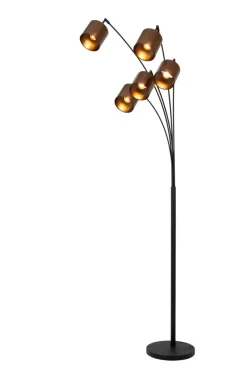 New Lucide Rankos 5 golvlampa Svart