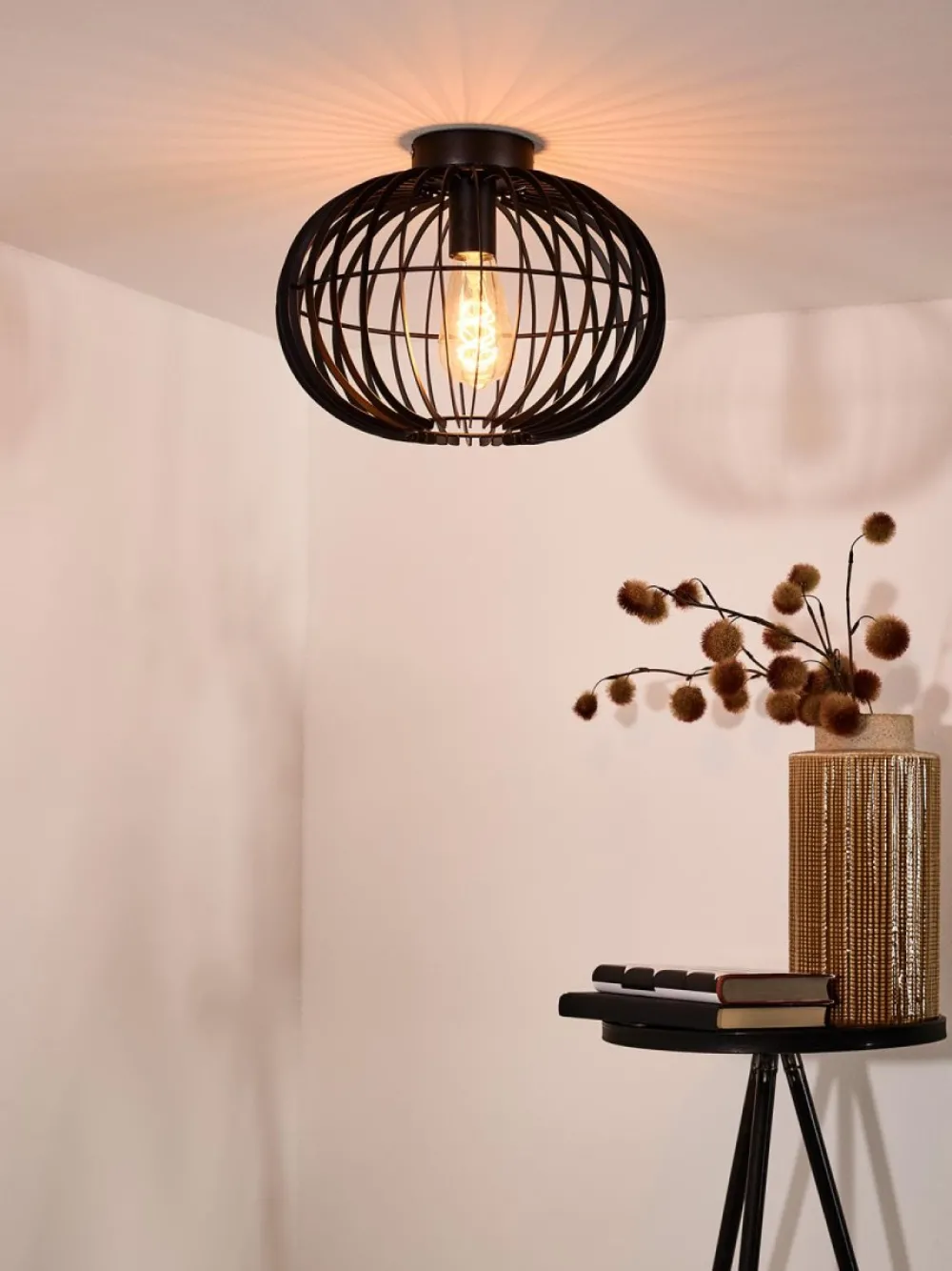 Discount Lucide Reda Ø32 plafond Svart