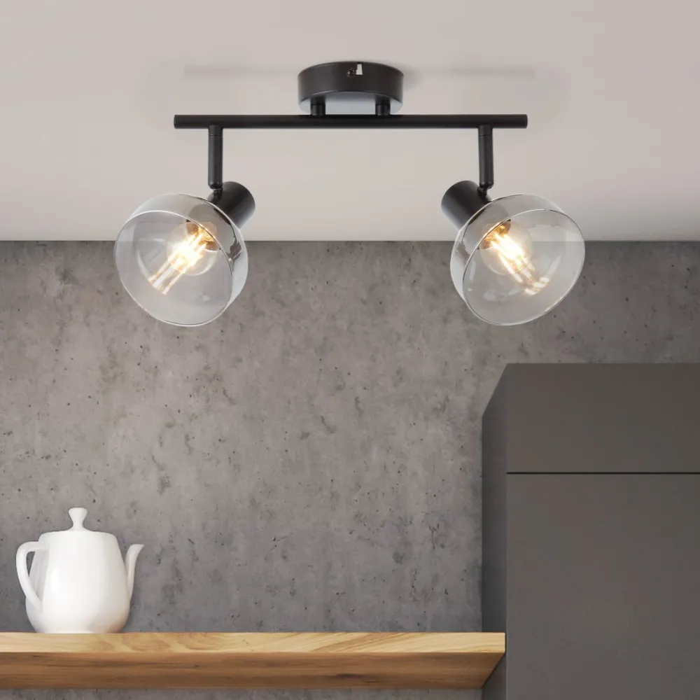 Clearance Brilliant Reflekt 2 spotlight Mattsvart