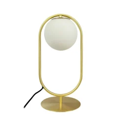 Hot Dyberg Larsen Reims 40cm bordslampa Mässing/vit