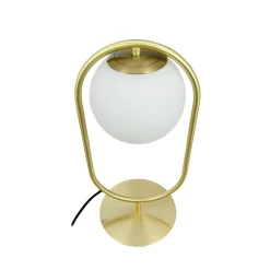 Hot Dyberg Larsen Reims 40cm bordslampa Mässing/vit