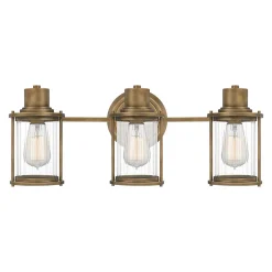 New Elstead Lighting Riggs 56cm badrumslampa Råmässing