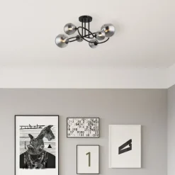 New Globo Lighting Riha 62cm plafond Rökfärgad