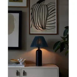 Clearance PR Home Riley 50cm bordslampa Svart
