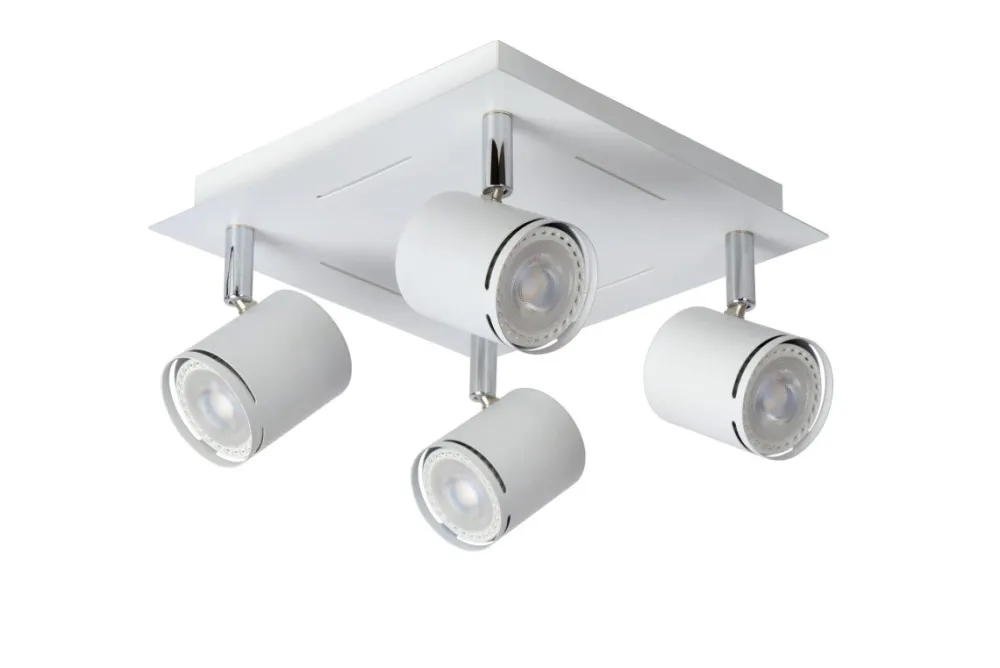 Outlet Lucide Rilou 4 spotlight Vit