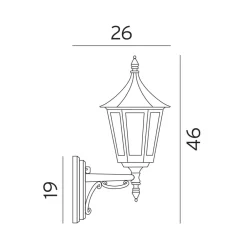 Sale Norlys Rimini utelampa