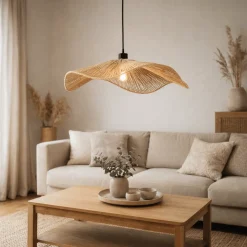 New Nordic Lighting Rocca Ø70 taklampa Natur