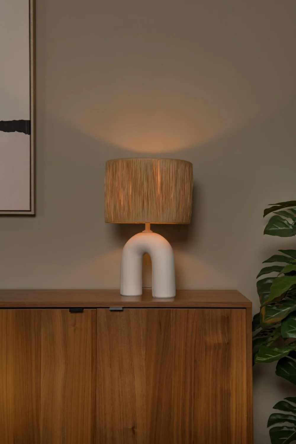 Clearance Lucide Ronda 45cm bordslampa Vit