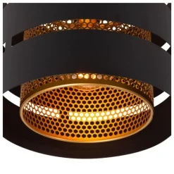 Hot Lucide Rosas Ø26 plafond Svart