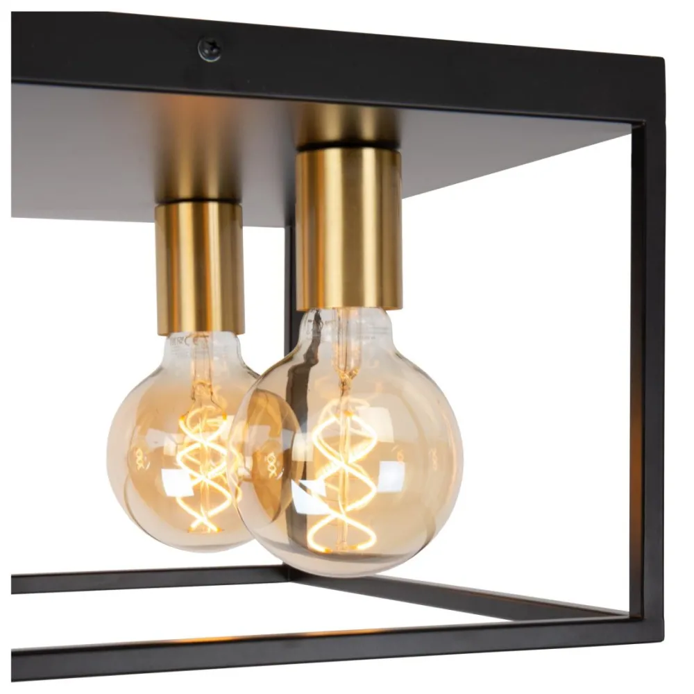 Sale Lucide Ruben 36cm plafond Svart