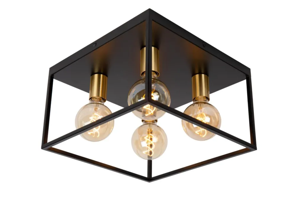 Sale Lucide Ruben 36cm plafond Svart