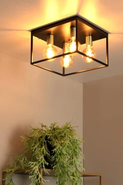 Sale Lucide Ruben 36cm plafond Svart