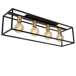 Outlet Lucide Ruben 80cm plafond Svart