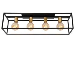 Outlet Lucide Ruben 80cm plafond Svart