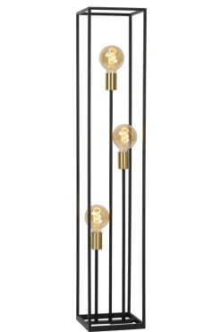 Hot Lucide Ruben golvlampa Svart