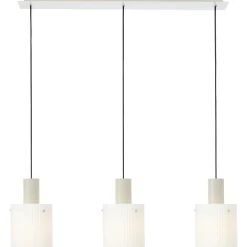 Brilliant Sabbia 98cm taklampa Vit
