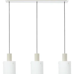 Brilliant Sabbia 98cm taklampa Vit