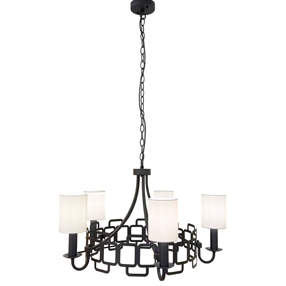 Hot Elstead Lighting Sabina Ø72 taklampa Svart