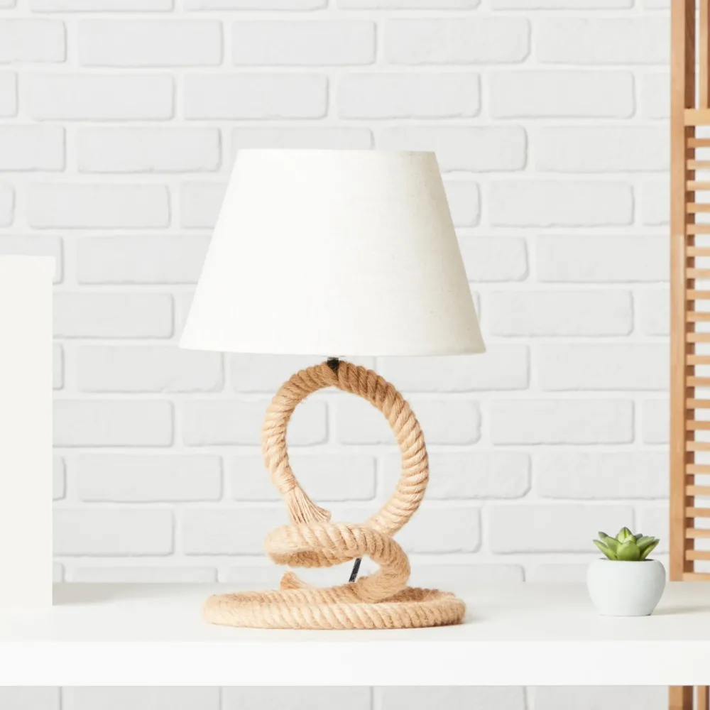 Clearance Brilliant Sailor 40cm bordslampa Natur