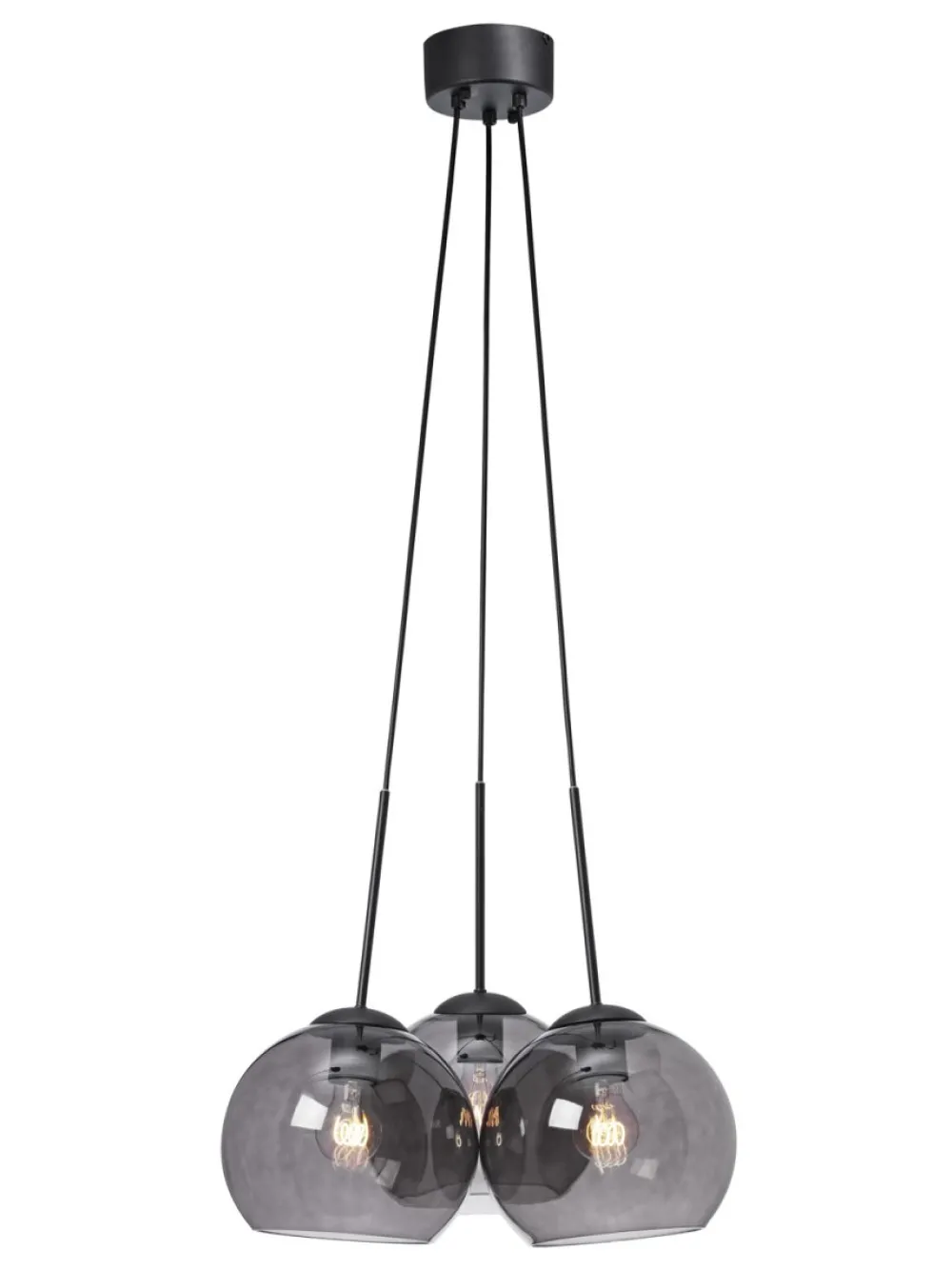 Outlet Cottex Salle Ø45 taklampa Rökfärgad