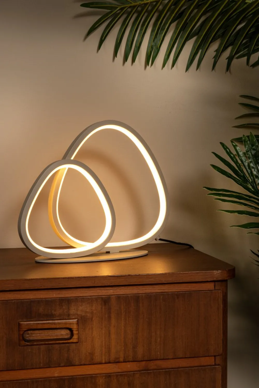 Online Lucide Samling 23cm bordslampa Taupe