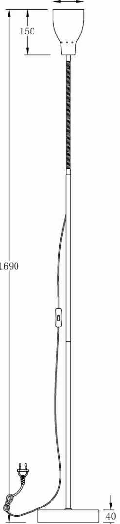 Outlet Aneta Lighting Sarek golvlampa