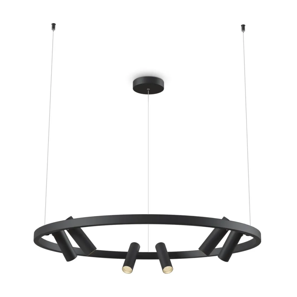 Discount Maytoni Satellite Ø90 taklampa Svart