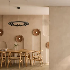 Discount Maytoni Satellite Ø90 taklampa Svart