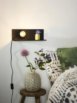 Hot Lucide Sebo 35cm vägglampa Svart