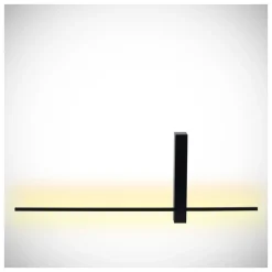 Clearance Lucide Segin 60cm vägglampa Svart