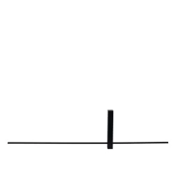 Clearance Lucide Segin 90cm vägglampa Svart