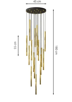 New Emibig Lighting Selter Ø45 taklampa Guld
