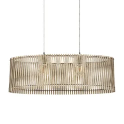 Discount Eglo Sendero 77cm taklampa Ljust trä