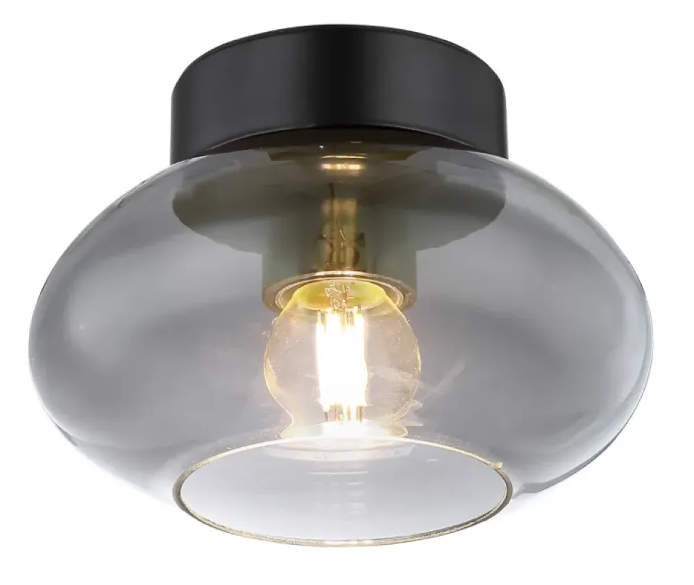 New Globo Lighting Shaun Ø18 plafond Rökfärgad