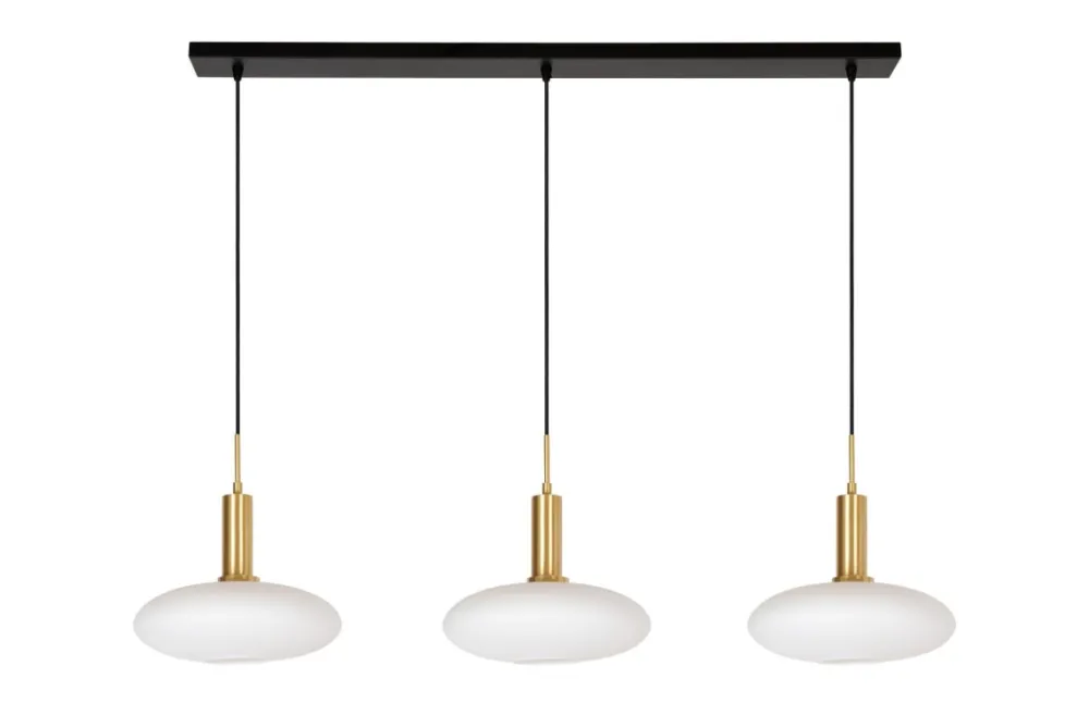 New Lucide Singala 126cm taklampa Mattguld/mässing