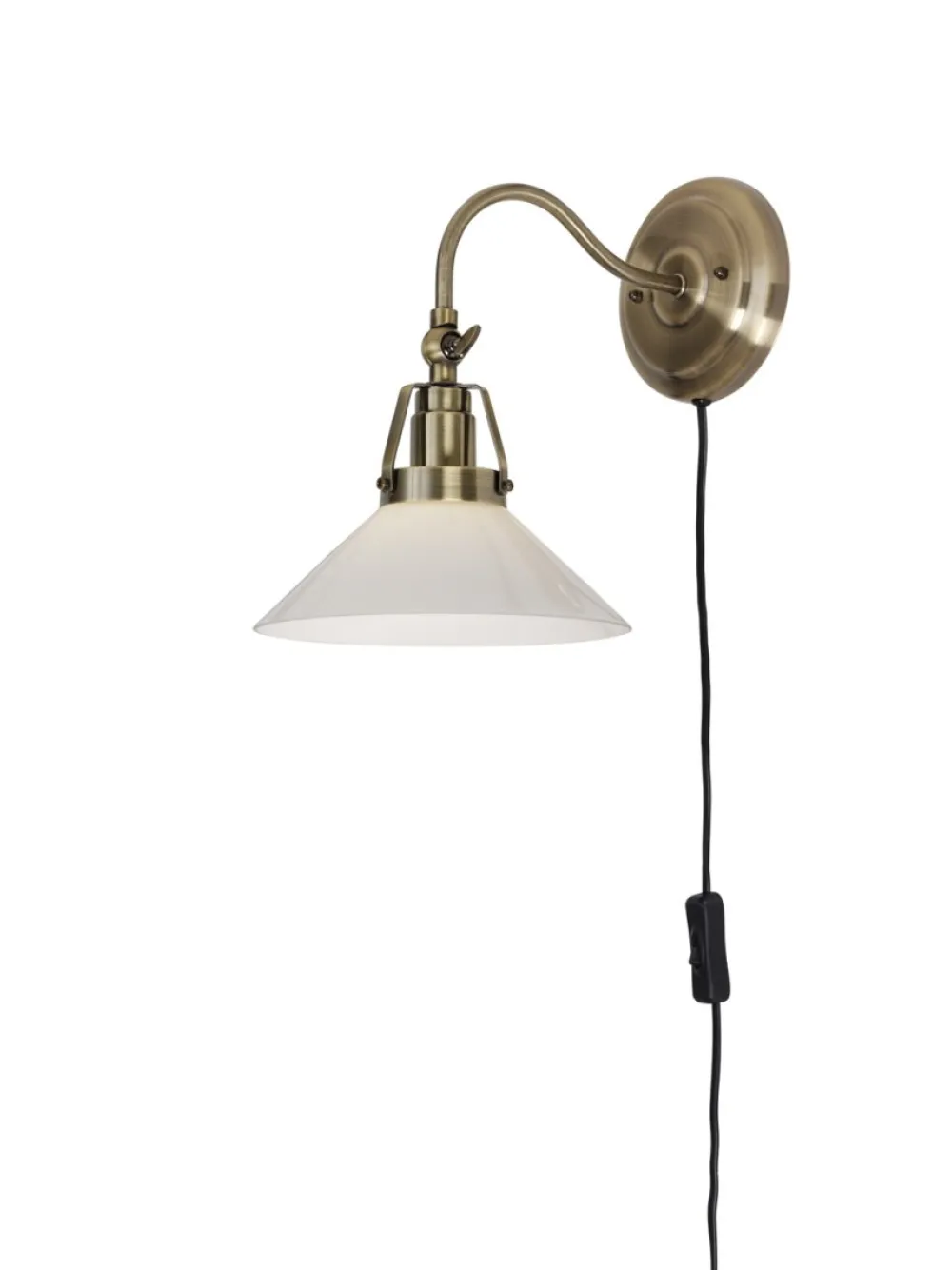 Hot Cottex Skomakare Ø20 vägglampa Antikmässing