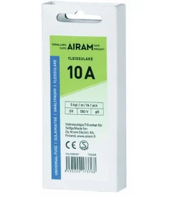 Discount Airam Säkring 10A 5-pack