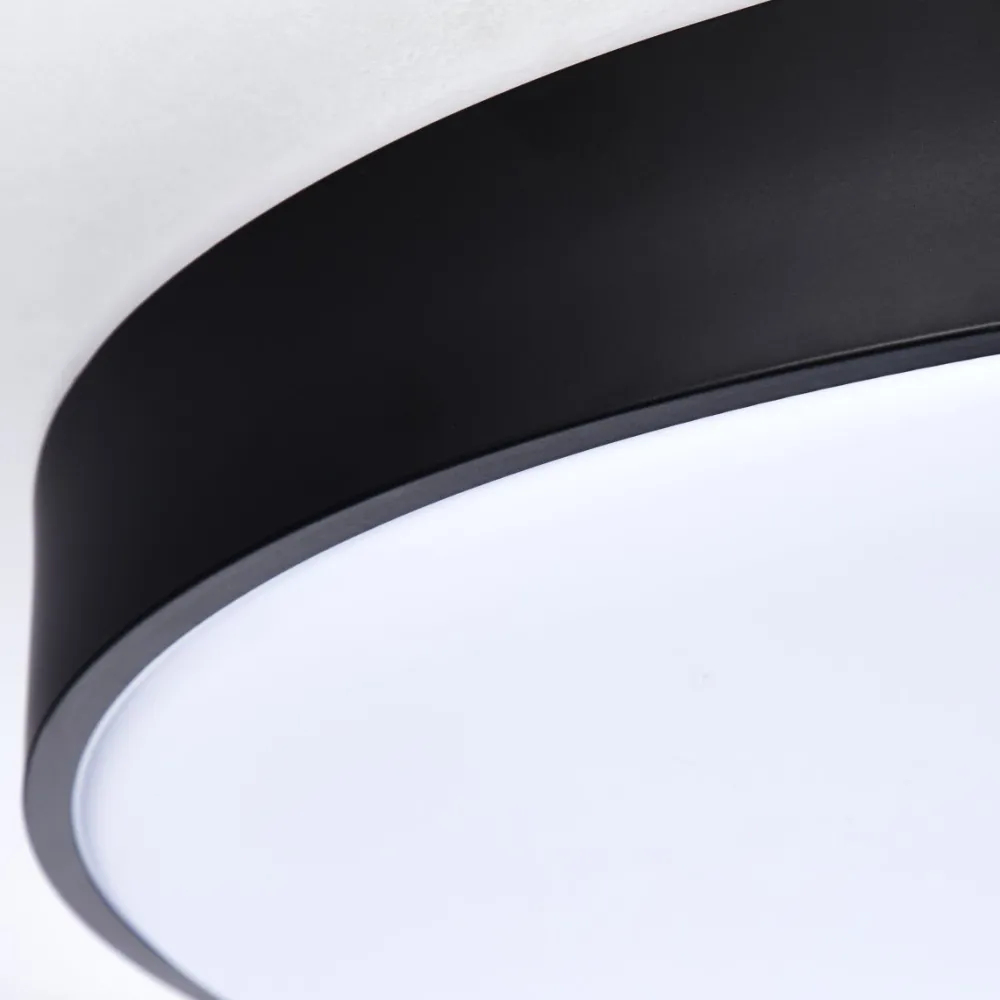 Best Brilliant Slimline Ø78 plafond Svart