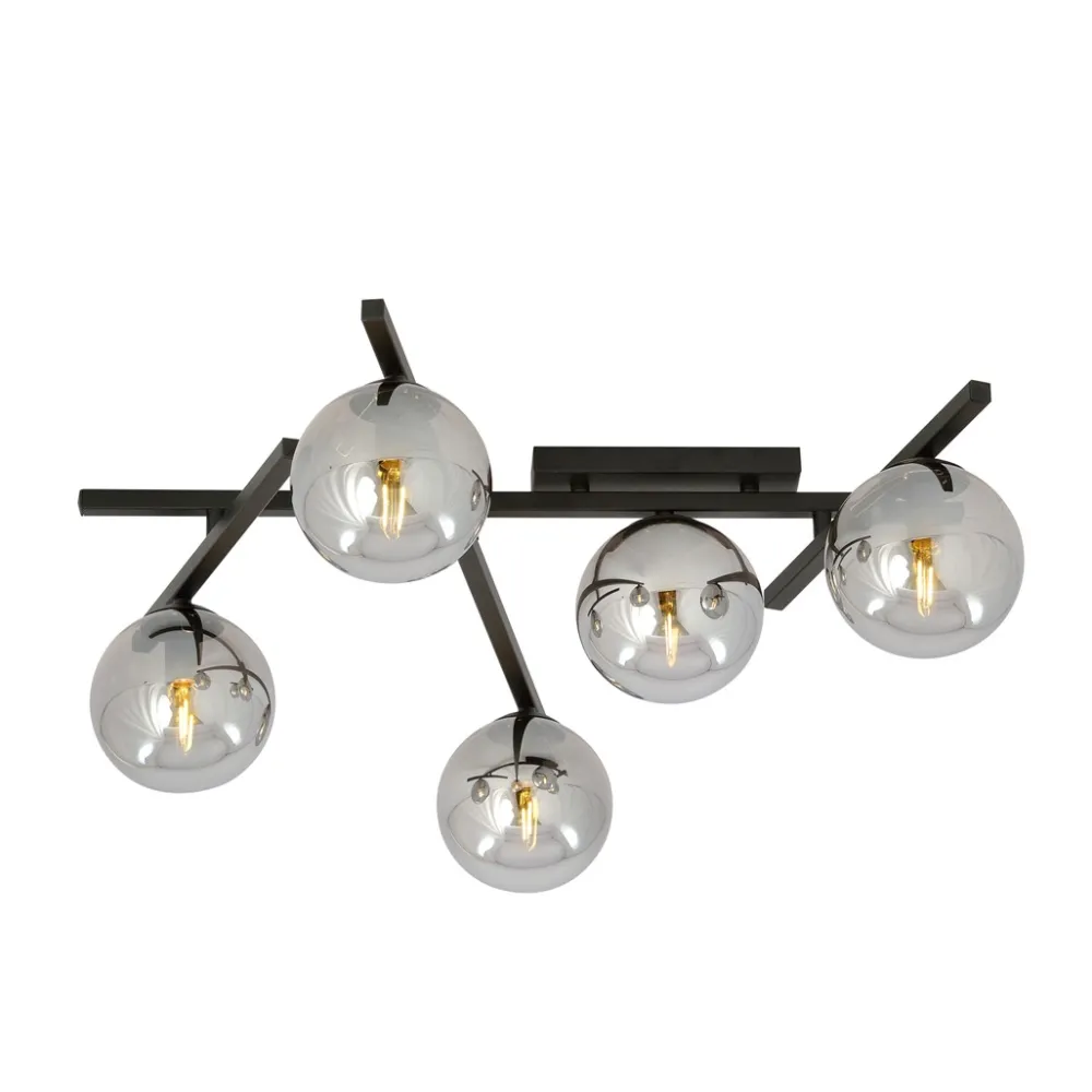 Hot Emibig Lighting Smart 50cm plafond Rökfärgad