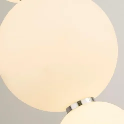 Outlet Searchlight Snowball golvlampa Krom