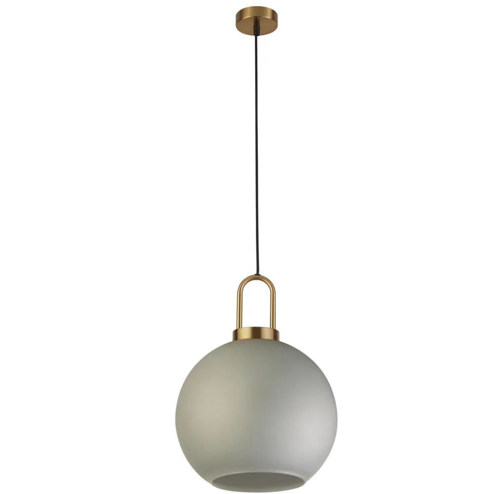 New Searchlight Snowdrop Ø30 taklampa Mässing