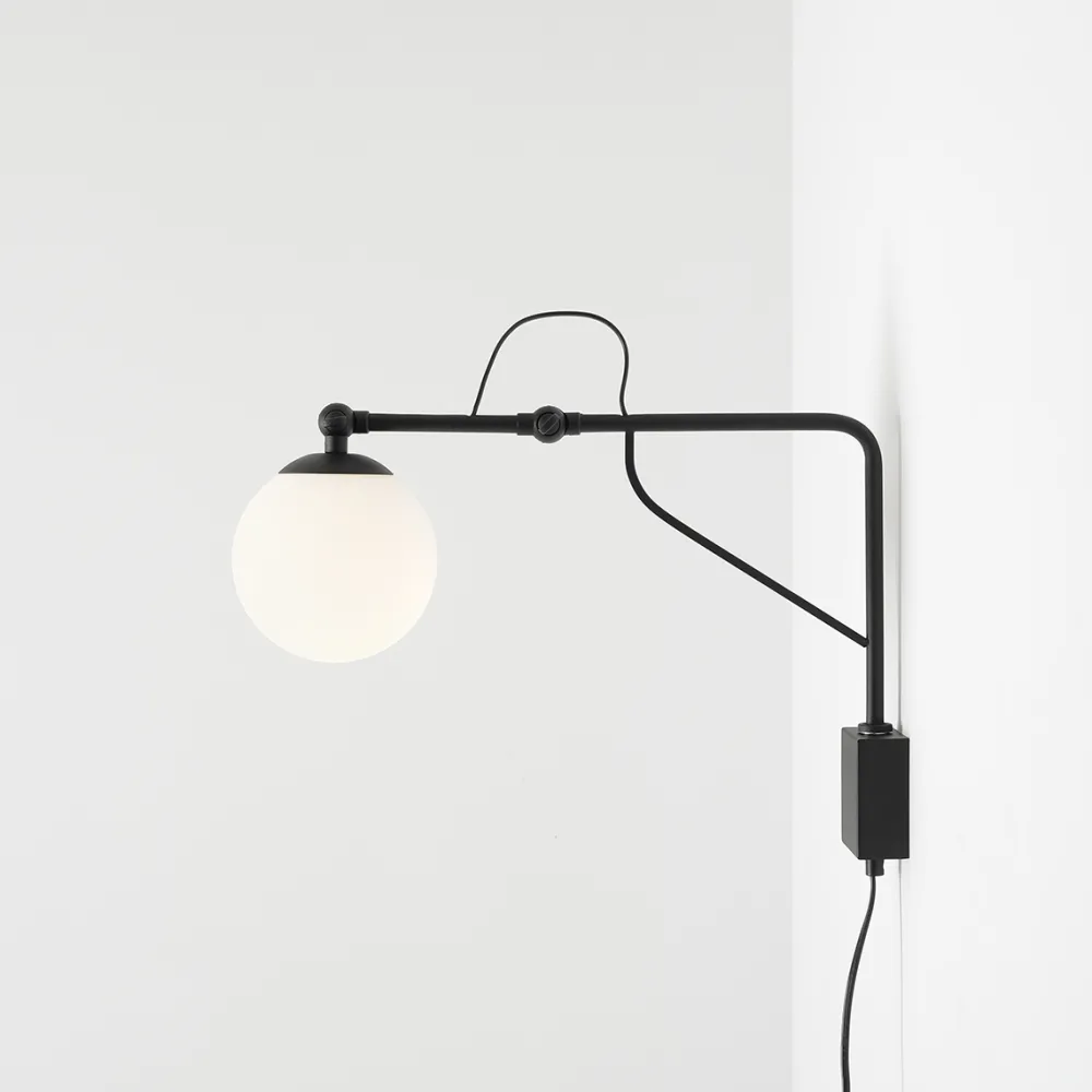 Artera Soho 50cm vägglampa Svart
