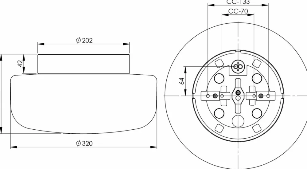 Best Ifö electric Solenne 320/170 badrumslampa