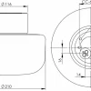 Hot Ifö electric Solenne 210/165 badrumslampa