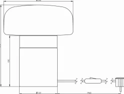 Sale Ifö electric Solenne 30cm bordslampa Svart