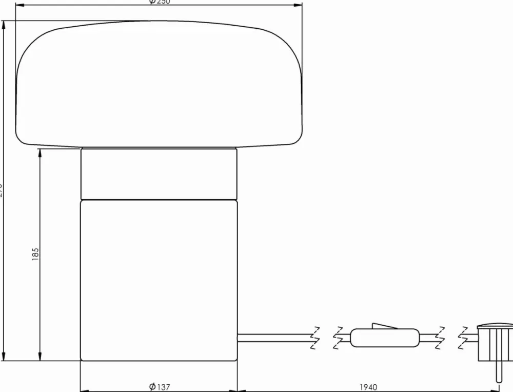 Sale Ifö electric Solenne 30cm bordslampa Svart