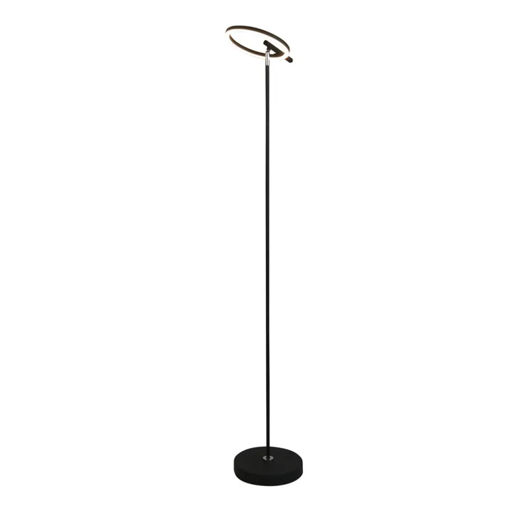 Outlet Searchlight Space golvlampa Svart