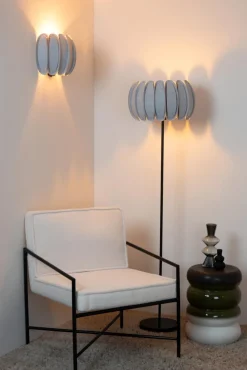 Hot Lucide Spencer golvlampa Grå