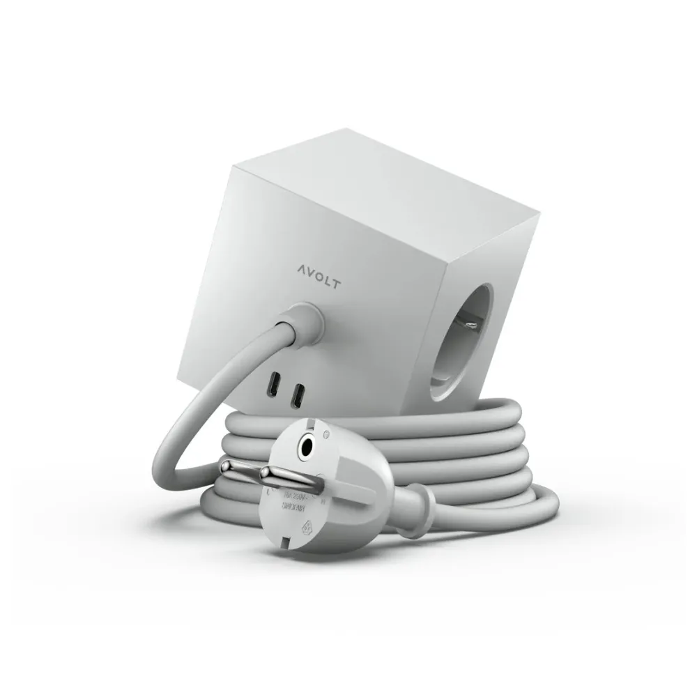 Outlet Avolt Square 1 with 30W Dual USBC & Magnetic base, 3m