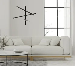 Aneta Lighting Stecco Ø60 taklampa Svart